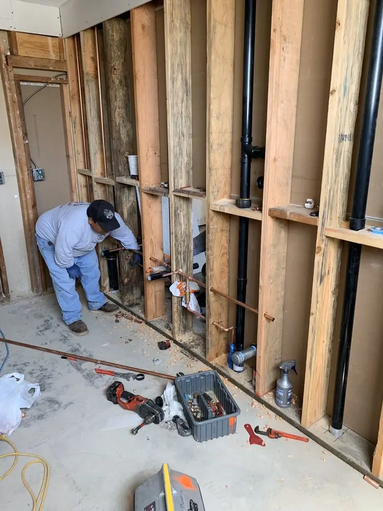 Commercial rough-in plumbing for Trenchless Sewer Repair in Greenbrier